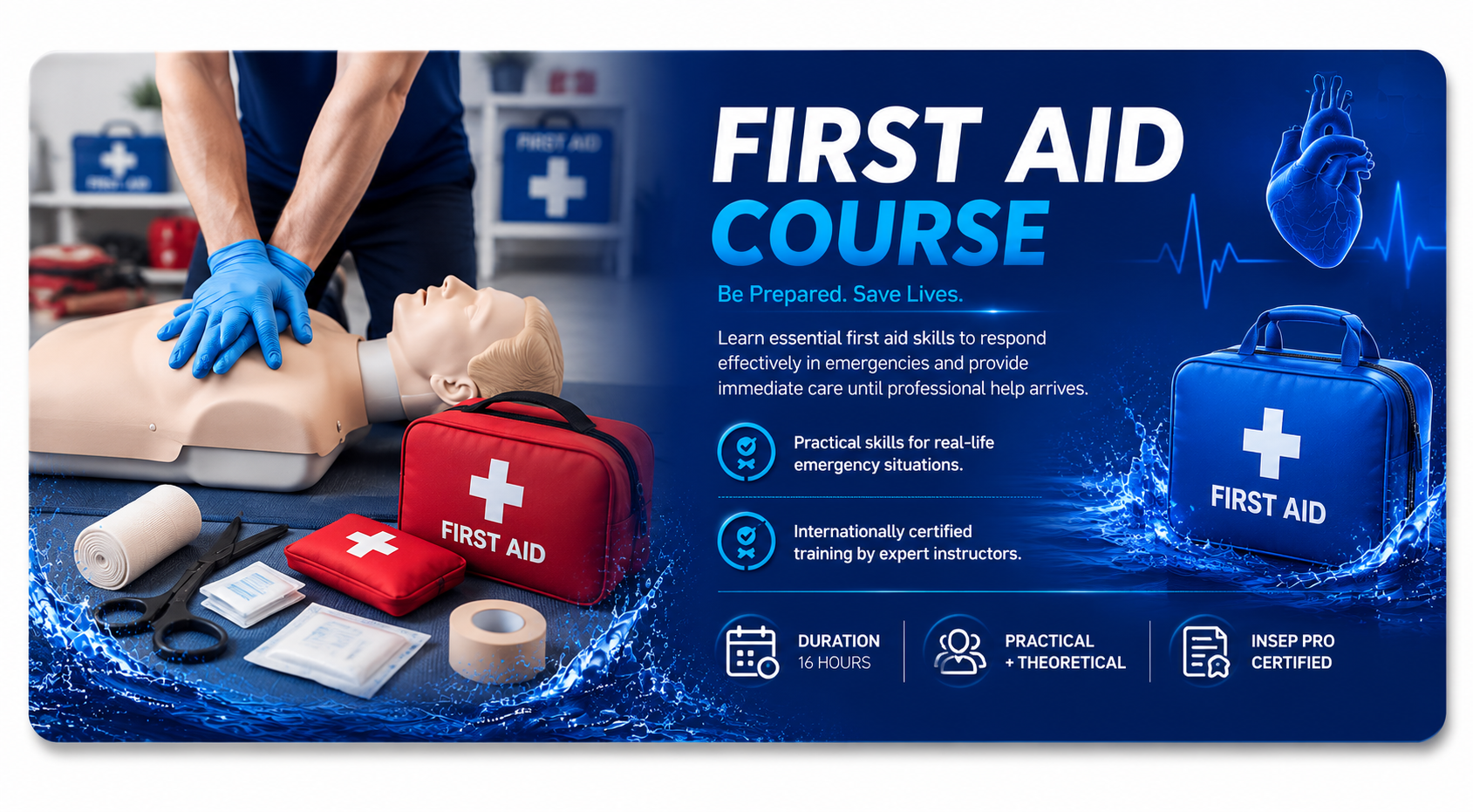 First aid course
